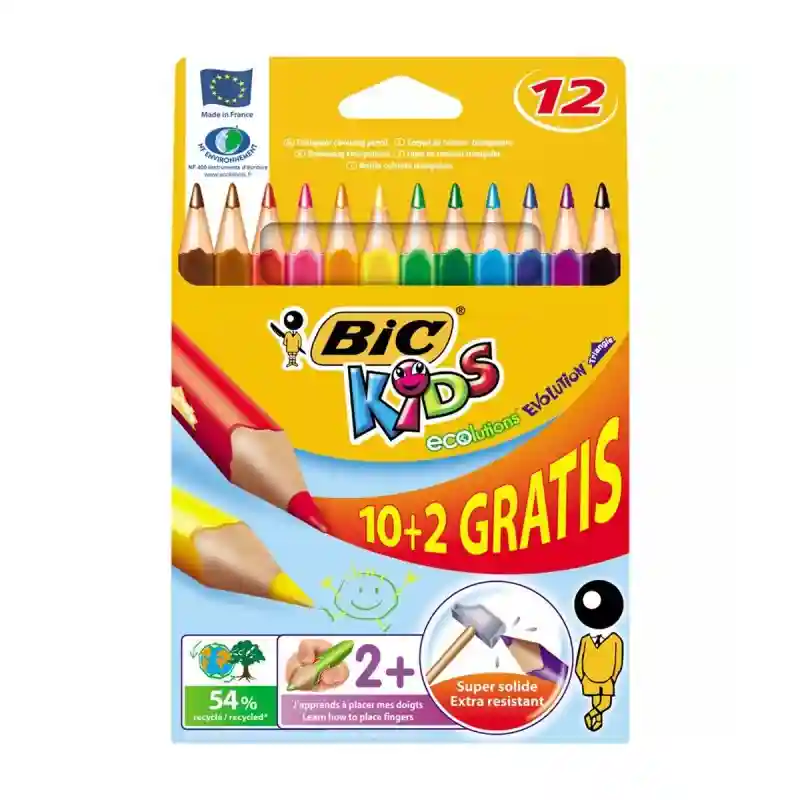 pochette de 12 crayons de couleurs - Bic Kids
