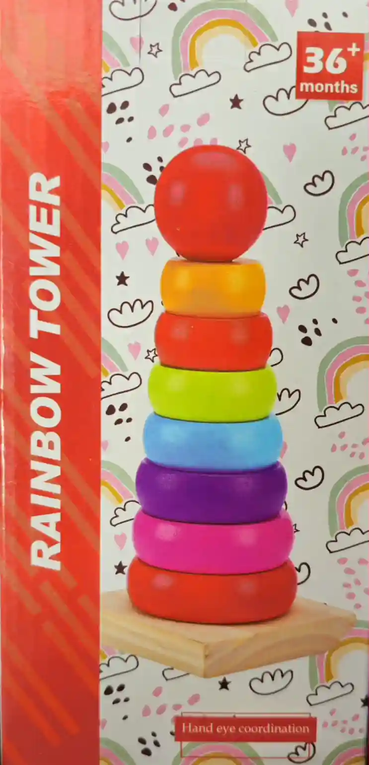 WOODEN TOYS 9.5*9.5*21CM