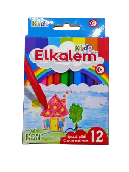 pochette de 12 Crayons Pastel EL KALEM - 11cm