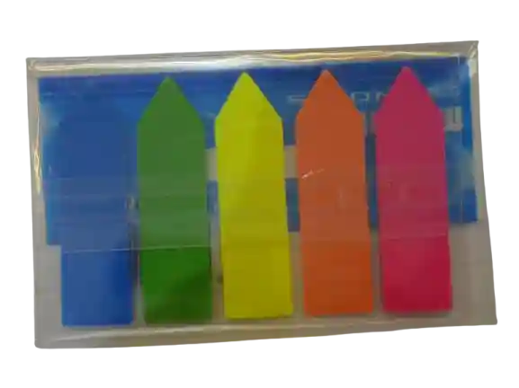 STICK NOTE FLECHE - 5 COULEURS