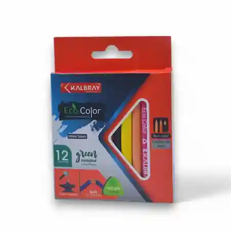 pochette de 12 crayons de couleurs - KALBRAY (mini)