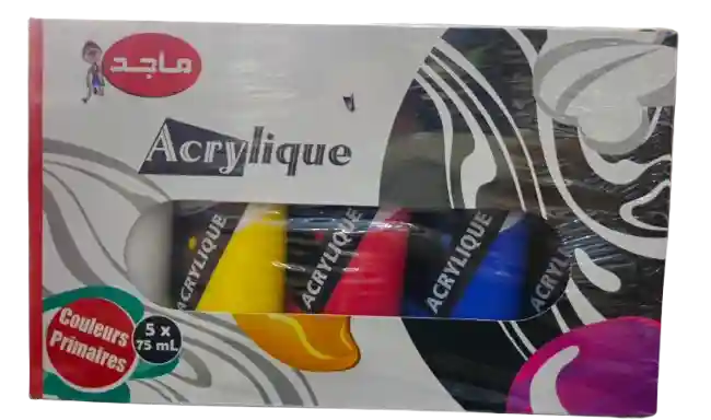 COFFRET ACRYLIQUE 5*75ml - MAJED