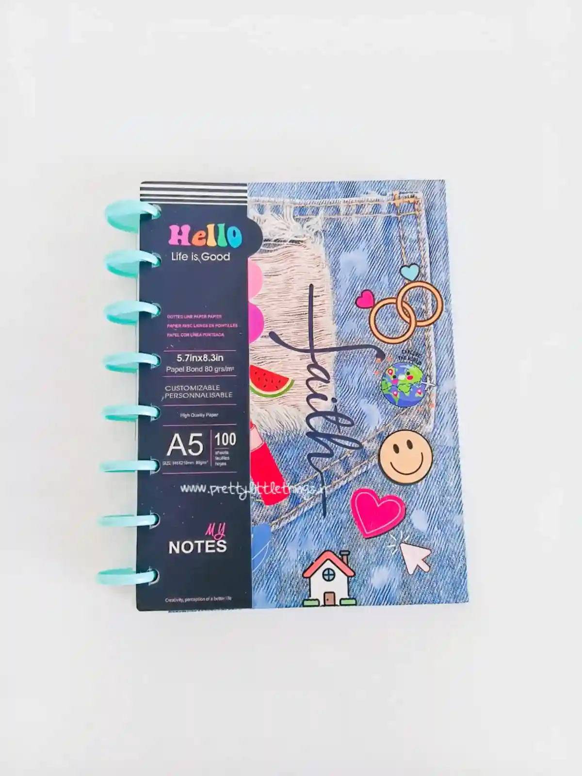 NOTE BOOK A5 SPIRAL HELLO REF 2534
