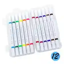 STYLO FEUTRE ET POINTE FINE 12 PENSCHOOL REF5022