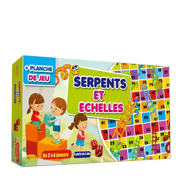 Jeux De Société : jeux de dés Serpent Et Echelle