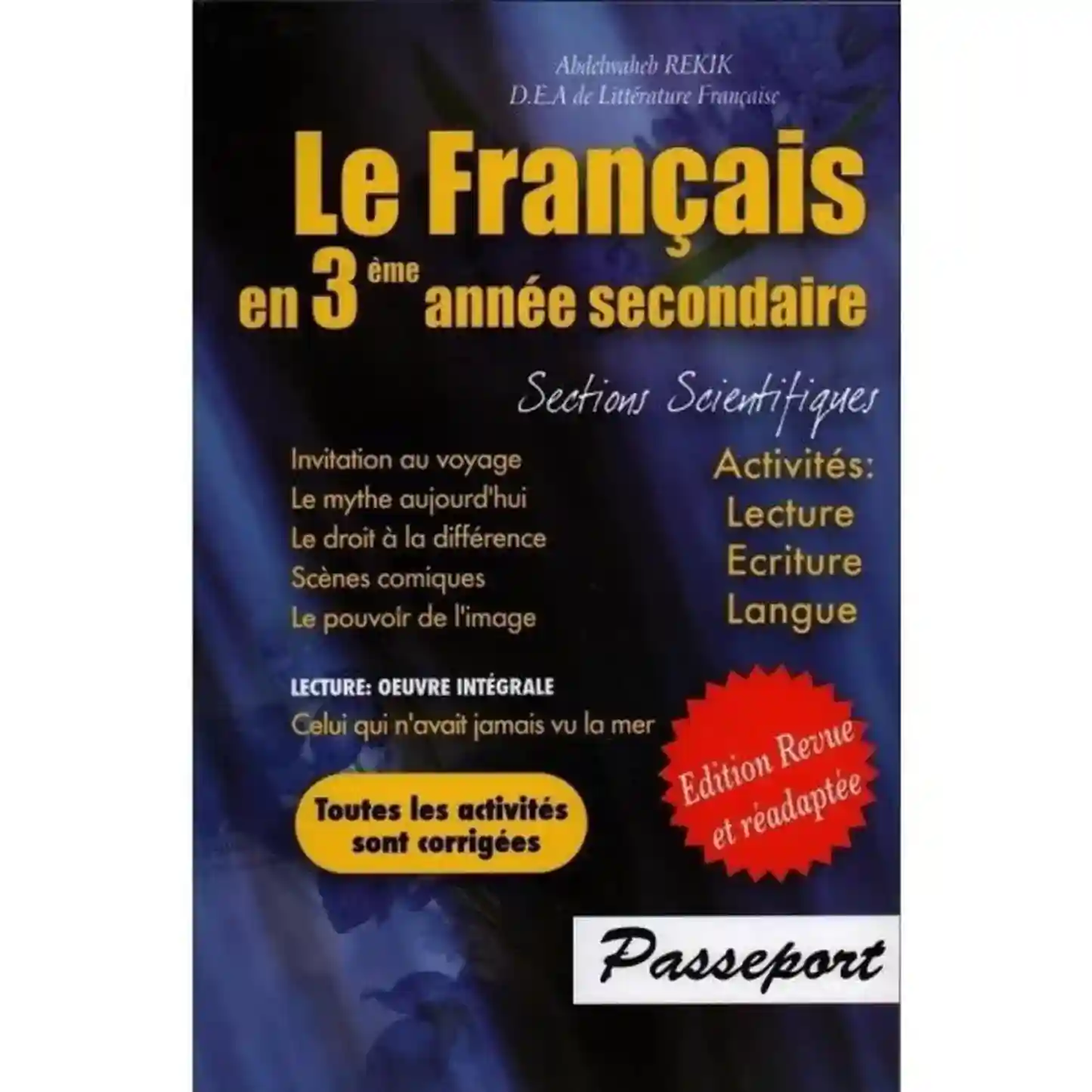 Français 3 éme année secondaire