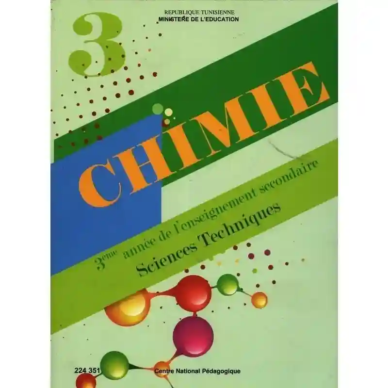 Chimie science technique 3 éme secondaire