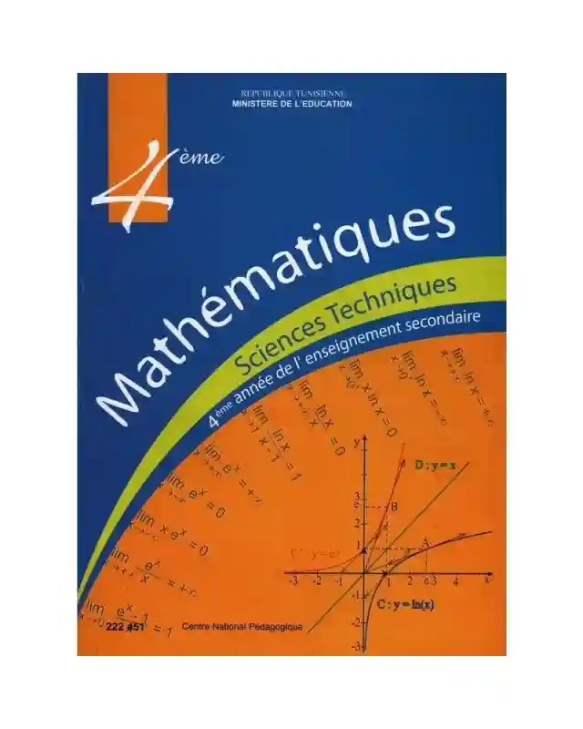 Mathématique section technique 4 éme secondaire