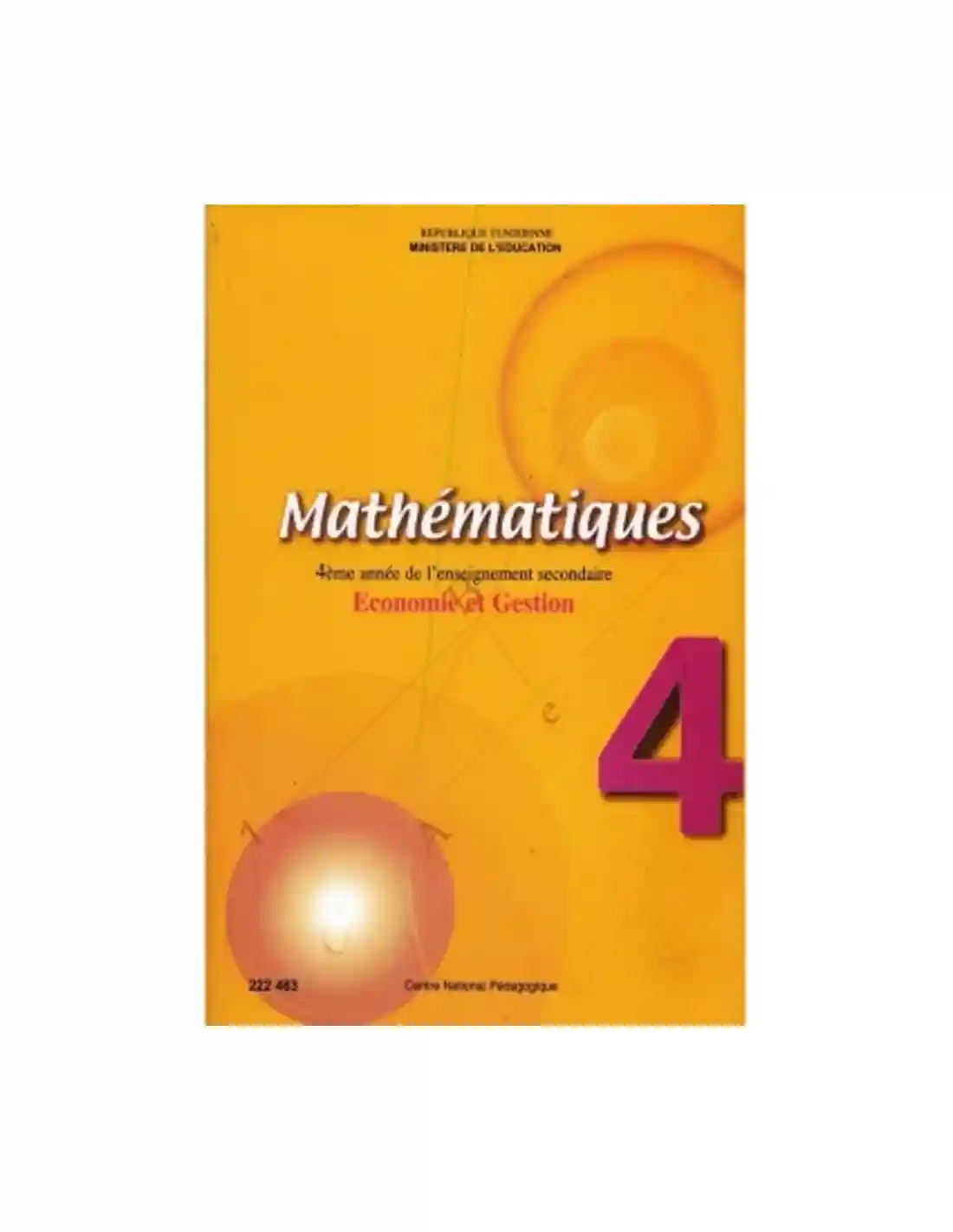 Mathématique economie et gestion 4 s