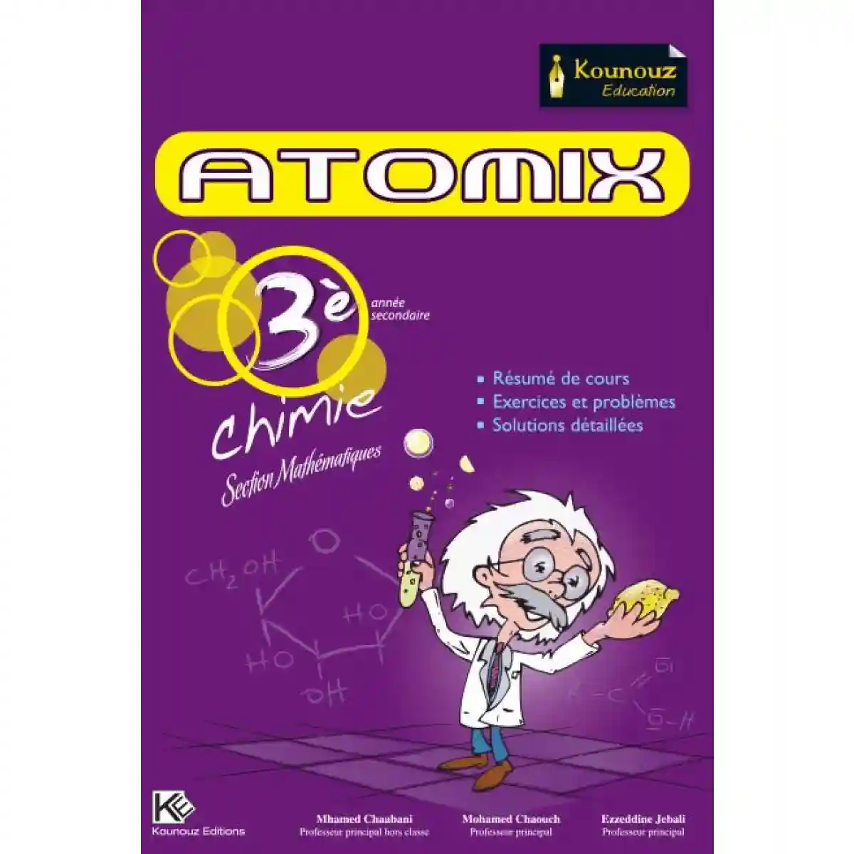 Atomix 3 éme chimie section mathématique