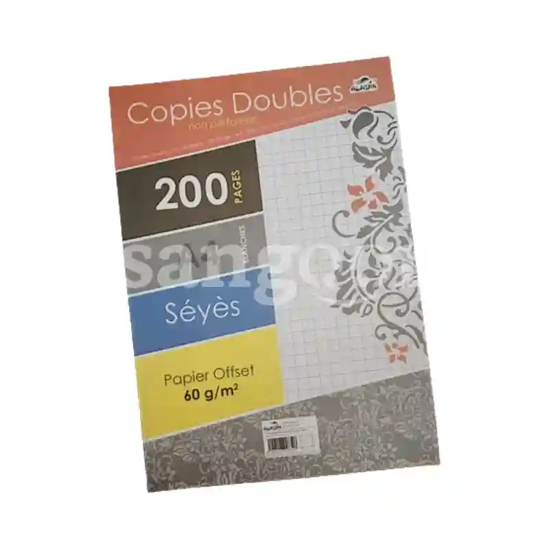 COPIES DOUBLES 200 PAGE A 4  ALADIN