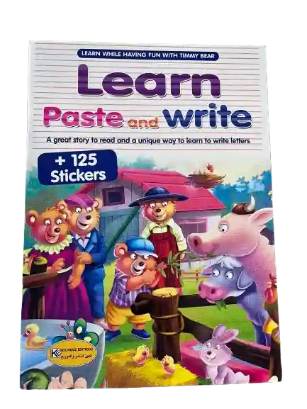 Learn Paste & Write : Timmy Bear