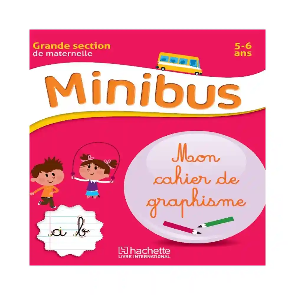 Minibus mon cahier de graphisme - graphisme maternelle GS