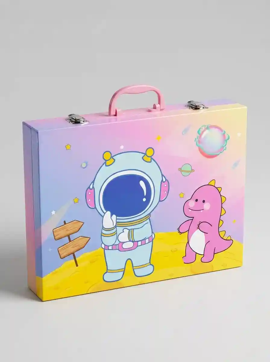 VALISE DE COLORIAGE SPACEMAN 160 PCS