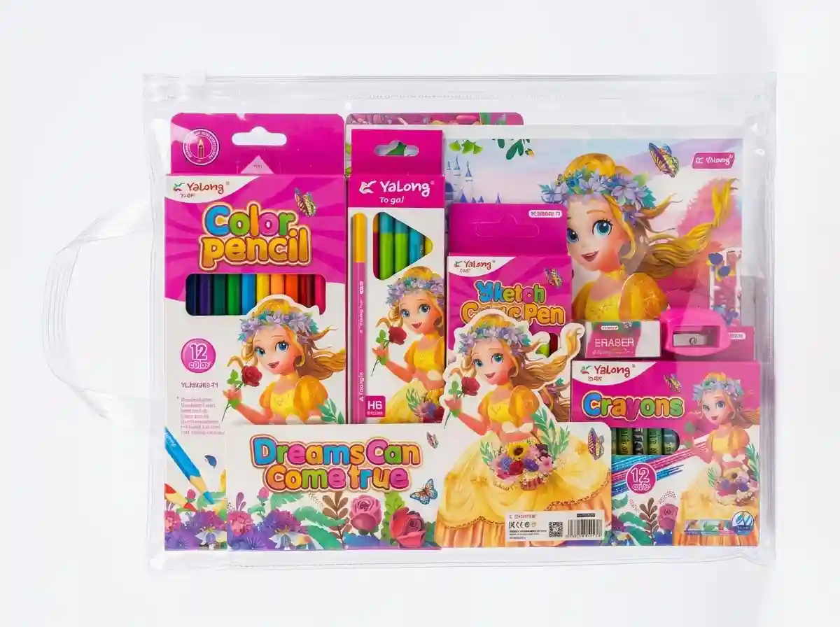 POCHETTE ENSEMBLE DE DESSIN GIRL YALONG