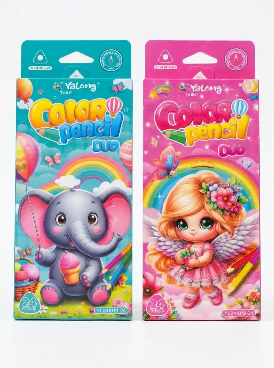 CRAYON COULEUR DOUBLE FACES CUTE YALONG