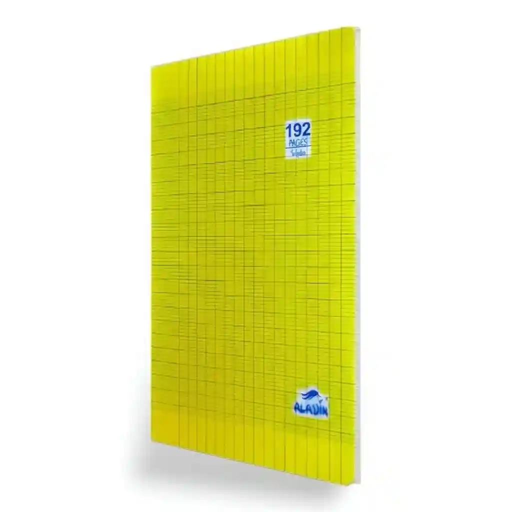 CAHIER POLYPRO 192P 24*32 ALADIN JAUNE