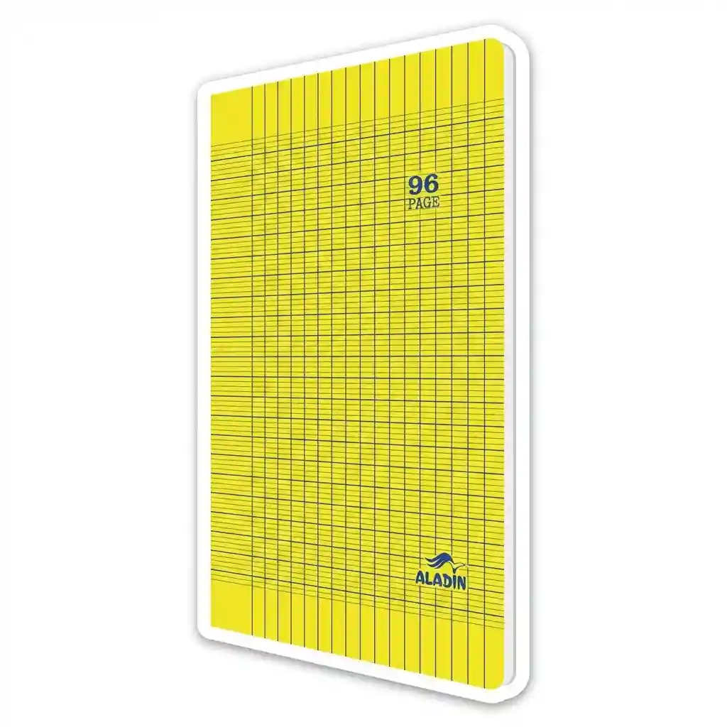 CAHIER POLYPRO A4 96P ALADIN JAUNE