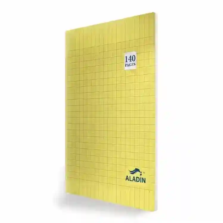 CAHIER POLYPRO A4 140P ALADIN JAUNE