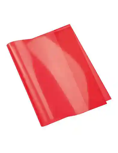 PROTEGE CAHIER GF TRANSPARENT ROUGE
