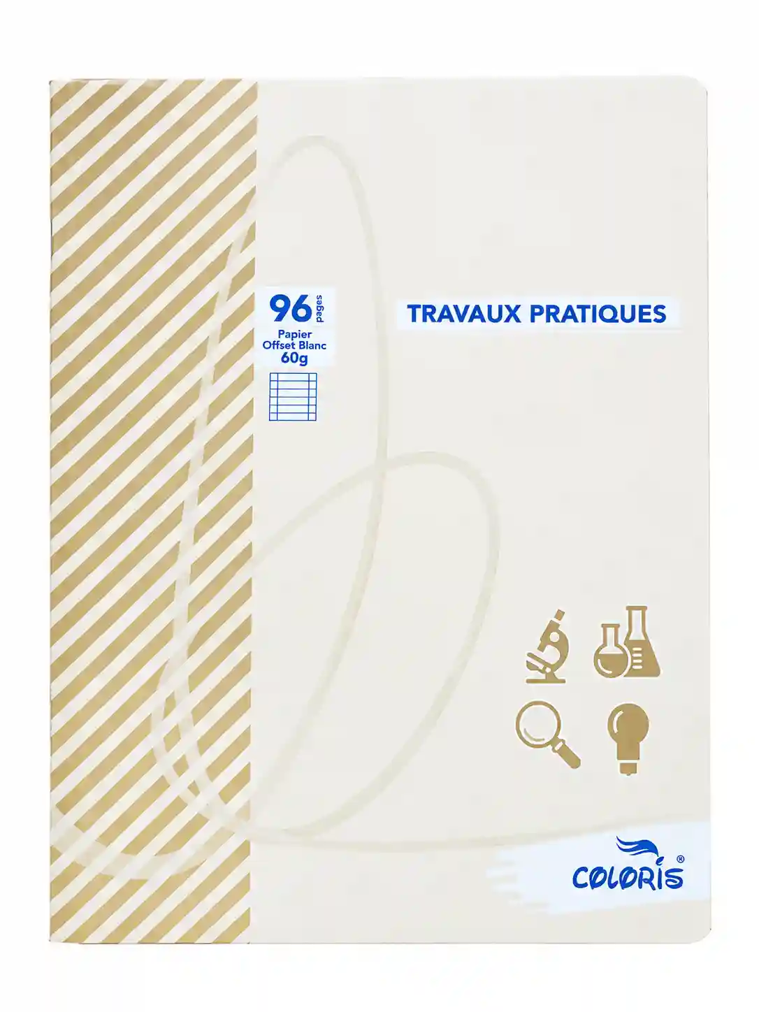 CAHIER TP SANS RESSORT COLORIS PM