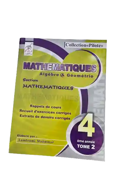 PILOTE MATH 4EME MATH T2